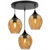 Elegancka lampa kuchenna z szklanymi kloszami Elegancka lampa kuchenna z szklanymi kloszami