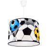 Lampa abażurowa wisząca wzór w piłki