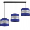 niebieska lampa wisząca z abażurami niebieska lampa wisząca z abażurami