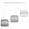 Elegancka lampa wisząca z trzema abażurami Elegancka lampa wisząca z trzema abażurami