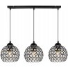 Elegancka lampka z kryształowymi kloszami Elegancka lampka z kryształowymi kloszami