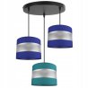 Kolorowa lampa wisząca z abażurami