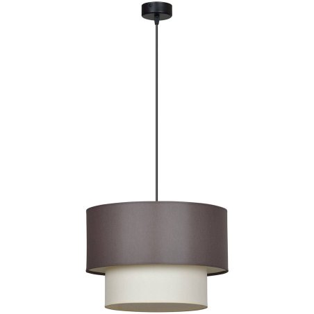 Elegancka lampa wisząca z podwójnym abażurem