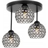 Lampa sufitowa kryształ z trzema kloszami Lampa sufitowa kryształ z trzema kloszami