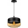 Wyjątkowa lampa wisząca z miodowym kloszem Wyjątkowa lampa wisząca z miodowym kloszem