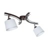 Elegancka lampa sufitowa plafon z chromowanymi elementami Elegancka lampa sufitowa plafon z chromowanymi elementami