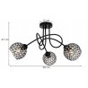 Lampa Sufitowa Plafon Szklany Klosz Lampa Sufitowa Plafon Szklany Klosz