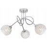 Lampa sufitowa z kryształowymi kloszami Lampa sufitowa z kryształowymi kloszami