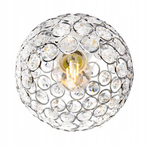 Lampa Sufitowa ze Szklanymi Kloszami w Stylu Glamour