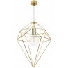 Ciekawa złota lampa druciak w stylu loft Ciekawa złota lampa druciak w stylu loft
