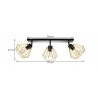 Industrialna Lampa Wisząca Metalowa ze Złotymi Kloszami Industrialna Lampa Wisząca Metalowa ze Złotymi Kloszami