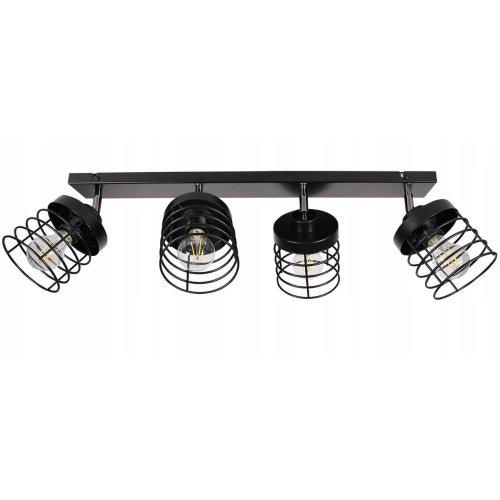 Nowoczesna Lampa Sufitowa Loft z Metalowymi Kloszami