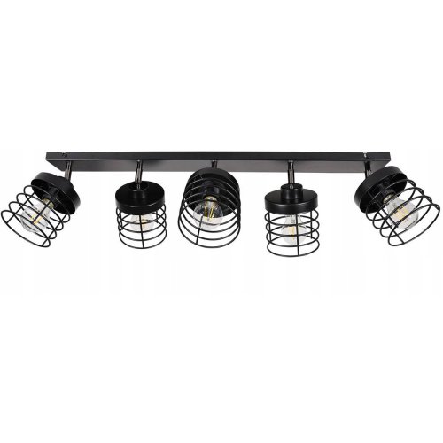 Nowoczesna Lampa Sufitowa Typu Loft z Kloszami z Metalu