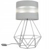 Kremowa lampa z abażurem w stylu loft Kremowa lampa z abażurem w stylu loft