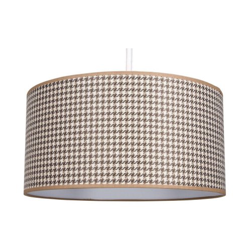 Pojedyncza Lampa Wisząca Abażur w Kratkę