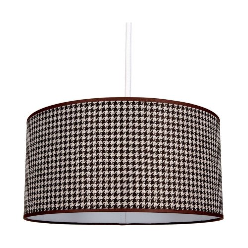 Pojedyncza Lampa Wisząca Abażur w Kratkę