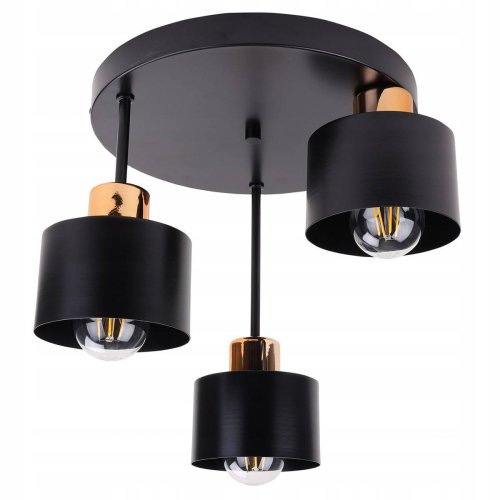 Lampa Sufitowa Metalowa typu Loft Wisząca Nowoczesna