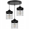 Nowoczesna lampa wisząca z metalowymi kloszami Nowoczesna lampa wisząca z metalowymi kloszami