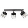 Elegancka lampa sufitowa z metalowymi kloszami Elegancka lampa sufitowa z metalowymi kloszami