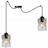 Stylowa lampa wisząca z dwoma kloszami Stylowa lampa wisząca z dwoma kloszami