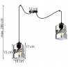 Lampa Wisząca Pojedyncza Nowoczesna ze Szklanym Kloszem Lampa Wisząca Pojedyncza Nowoczesna ze Szklanym Kloszem