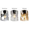 Lampa Wisząca Potrójna Nowoczesna ze Szklanym Kloszem Lampa Wisząca Potrójna Nowoczesna ze Szklanym Kloszem