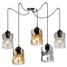 Lampa Wisząca Pojedyncza Nowoczesna ze Szklanym Kloszem Lampa Wisząca Pojedyncza Nowoczesna ze Szklanym Kloszem