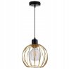 Lampa wisząca ze złotym kloszem w stylu loft Lampa wisząca ze złotym kloszem w stylu loft