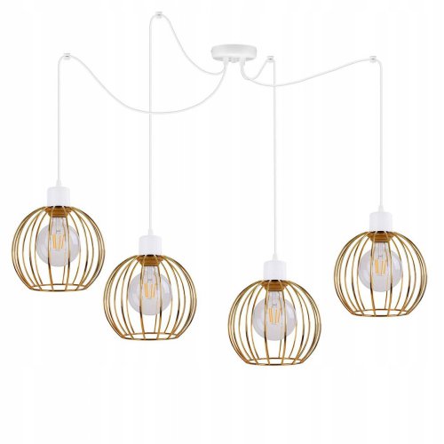 Regulowana Lampa Wisząca w Stylu Loft z Metalu