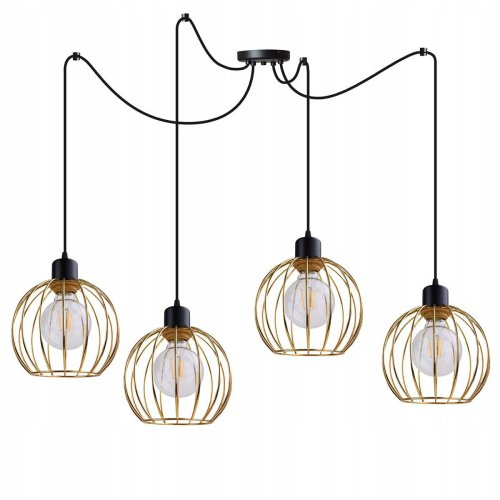 Regulowana Lampa Wisząca w Stylu Loft z Metalu