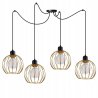 Lampa wisząca pająk z czterema lampami Lampa wisząca pająk z czterema lampami