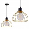 Lampa Wisząca w Stylu Loft z Metalu Lampa Wisząca w Stylu Loft z Metalu