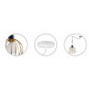 Lampa Wisząca w Stylu Loft z Metalu Lampa Wisząca w Stylu Loft z Metalu