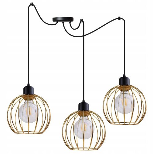 Regulowana Industrialna Lampa Wisząca z Metalu