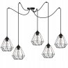 Lampa wisząca loft z wieloma kloszami Lampa wisząca loft z wieloma kloszami