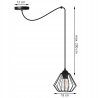 Oryginalna Lampa Wisząca Loft LED Wiele Kolorów Oryginalna Lampa Wisząca Loft LED Wiele Kolorów