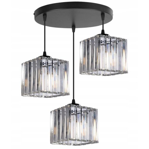 Nowoczesna Lampa Wisząca ze Szklanym Kloszem