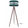 Elegancka lampa stojąca z drewnianym trójnogiem Elegancka lampa stojąca z drewnianym trójnogiem
