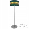 Stylowa lampa stojąca ze złotym abazurem Stylowa lampa stojąca ze złotym abazurem