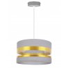 Lampa wisząca ze złotym abażurem Lampa wisząca ze złotym abażurem