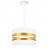 Lampa sufitowa z białym abażyurem Lampa sufitowa z białym abażyurem
