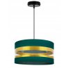 Elegancka lampa wisząca ze złotym wnętrzem Elegancka lampa wisząca ze złotym wnętrzem