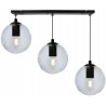 Wyjątkowa lampa wisząca ze szklanymi kloszami kulami okrągłymi