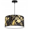 Lampa wisząca ze złotym abażurem Lampa wisząca ze złotym abażurem