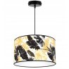 Stylowa lampa wisząca z eleganckim abażurem Stylowa lampa wisząca z eleganckim abażurem