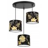 Pomysłowa lampa plafon z wiszącymi abażurami Pomysłowa lampa plafon z wiszącymi abażurami