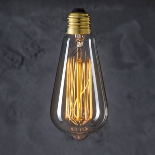 Żarówka Edison Dekoracyjna Duża Łza E27 40W