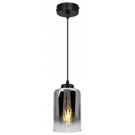 Nowoczesna lampa loft ze szklanym kloszem