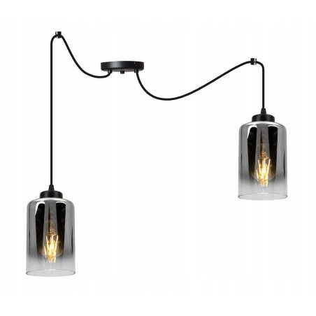 Klasyczna lampa pająk na żarówki węglowe