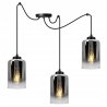 Nowoczesna Lampa Loft ze Szklanymi Kloszami w Typie Pająk